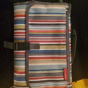 Diaper changing pad and dirty bag